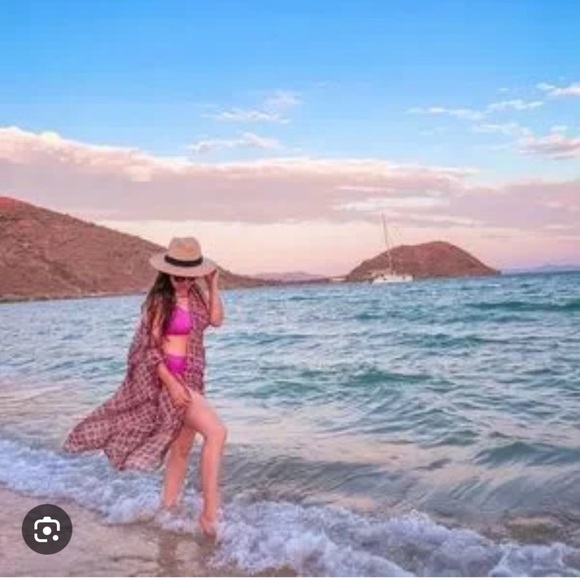 Brandy Melville Boho Beach Cover Kimono Size Small - Picture 6 of 6